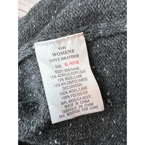 Woolrich Sweater Wool Knit‎ XLP XL Petite Grandpa NWT Chunky Knit Aztec Womens - Picture 8 of 11